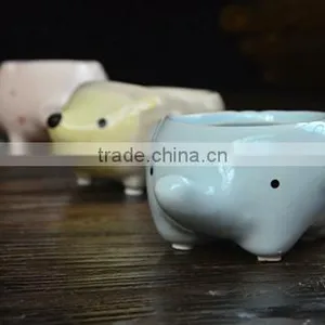 Animal Porcelain Flower Pot Fashion Crafts thumbnail-1