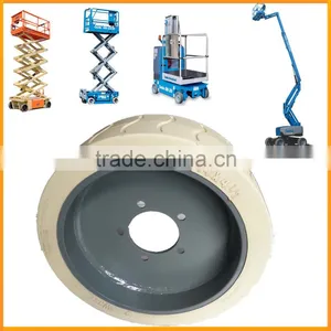 Non-marking Solid Tire 14x41/2 14x4.5 for Mec Scissor Lift 1932es thumbnail-1