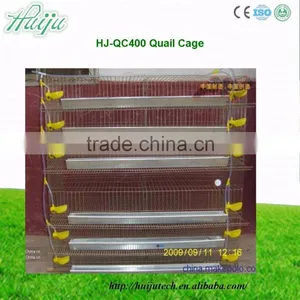 High Quality Automatic Layer Chinese Bird Cage for 400 Quail HJ-QC400A thumbnail-1