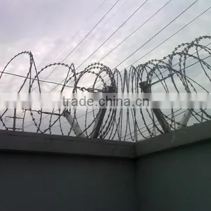 Galvanized Razor Blade Barbed Wire / Razor Wire Fence / Barbed Wire in China thumbnail-5