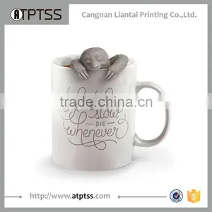 Factory Directly Hot Sale Silicone SLOW BREW Sloth Grey Tea Infuser thumbnail-2
