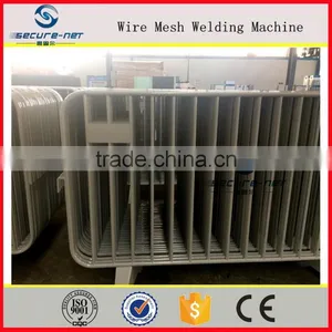 Reinforcing Temporary Steel Fence Crowd Control Barrier System thumbnail-2