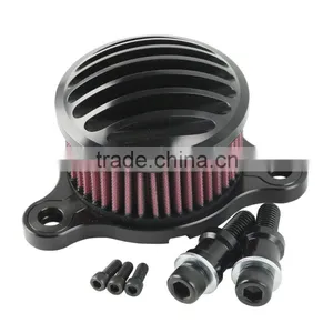 Black Air Cleaner Intake Filter For Sportster 48 72 XL883 XL1200 04-16 thumbnail-1