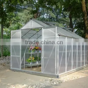 Latest 6mm Polycarbonate Sheet Aluminium Greenhouse HX66125-5 thumbnail-1