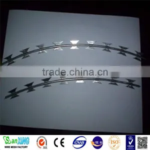 BTO-22 Border Prison Flat Powder Coated Razor Barbed Wire thumbnail-1