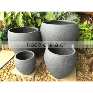 BIG BOWL FLOWER CONTAINER LARGE PLANT POT thumbnail-6