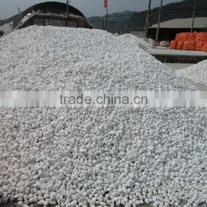 Natural River Stone White Round Pebble Stone 2-4cm thumbnail-4
