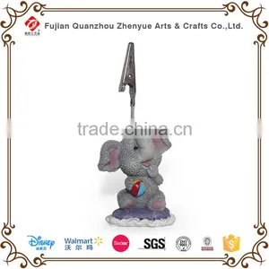 Cute Resin Grey Elephant Shaped Paper Clip thumbnail-1