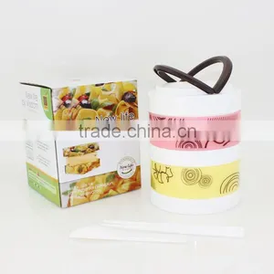 Plastic Cooler Lunch Box in Round Shape thumbnail-3
