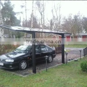 Aluminum Carport Roofing Material Arched Roof Aluminum Frame thumbnail-1
