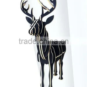 The Elk Home Furnishing Decor Craft Ornaments Creative Wooden Crafts European Wood Ornaments(Middle Size) thumbnail-6