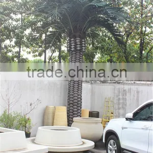 Home Garden Decoration 100cm to 1000cm Height Artificial Indoor Live Plastic Ficus Red With Green Palm Tree EZLS05 1006 thumbnail-5