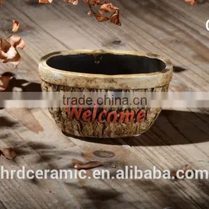 Hot Sale Novelty / Unique Cement Indoor Plant Pot thumbnail-2