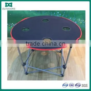 Folding Table for Balcony Round Table Camping Table thumbnail-1