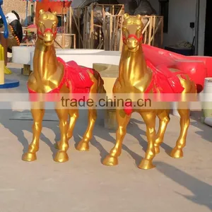 Customized Life-size Fiberglass Horse Figure thumbnail-3