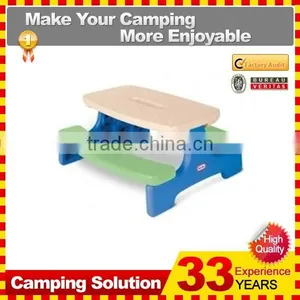 Kids/Children Picnic Folding Plastic Large Play Table Umbrella Indoor Outdoor Fun thumbnail-2