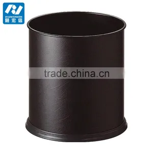 PU Covered Stainless Steel Hotel Garbage Can thumbnail-4