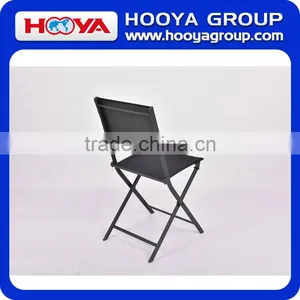 4pcs Iron Outdoor Leisure Folding Chair,black,53CM*46CM*82CM thumbnail-3