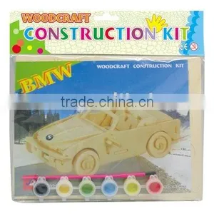 Wood Craft Construction Kit-car,car Toy,wooden Toy thumbnail-1