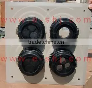 1/2", 7/8" Cable Wall Entry System, Grounding Bar, Feeder Cable Clamp, Grounding Kit thumbnail-4
