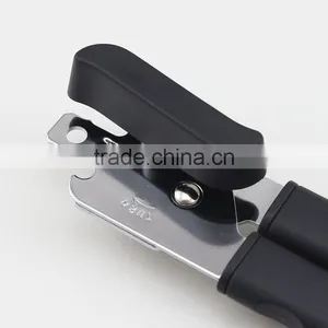 Black Handle Simply Use Kitchen Utensil Smooth Edge Can Opener thumbnail-4