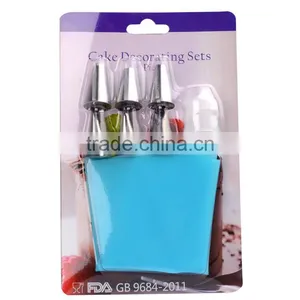 OEM Cheap 6 Pcs Stainless Steel Cookie Cake Tip Set Decoration as Seen on tv thumbnail-1