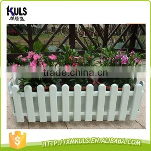 Removable Square Rectangle Plastic Garden Flower Fence Pots thumbnail-1