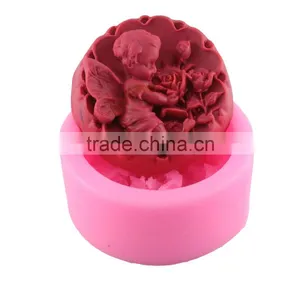 Silicone Handmade Candle Mould Silicone Cake Mould --- Angel Rose 1688 Agent thumbnail-2