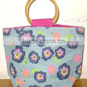 Screen Print Laminated Jute Beverage Bag thumbnail-1