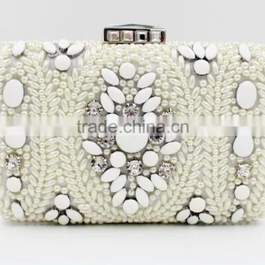 Vintage Style Crystal Stone Evening Bag thumbnail-3