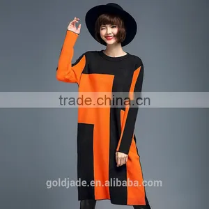 Women Dress Model Women Fancy Dress Cashmere Sweater thumbnail-1