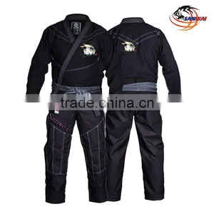 Lastest Design Bjj gi Kimono Custom Bjj gi High Quality 100% Cotton Pearl Weave Fabric Accept Paypal Bjj gi thumbnail-6