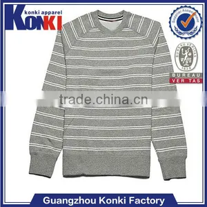 High Quality Knitted Long Sleeve Fashion Wool Sweaters Men thumbnail-1