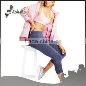 Custom Design SUPPLEX Nylon and Spandex/lycra Capri Tights thumbnail-1