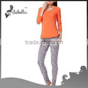 Autumn or Winter Breathable Fitness&yoga Wear for Women Long Sports Wear Sets thumbnail-1