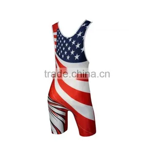 Custom and Cheap Fashionable Wrestling Singlets for Sale thumbnail-2