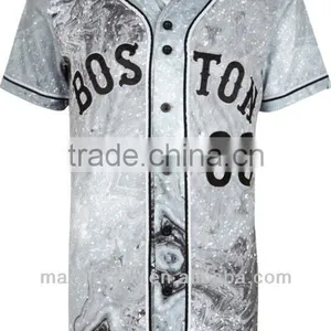 Custom Made Full Body Sublimation Printing Fashionable Baseball t -shirt, Hot Sale With Cheapest Price thumbnail-1