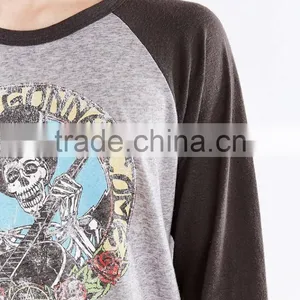 Mens 3/4 Sleeve Raglan t Shirt From Streetwear Label thumbnail-2