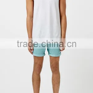 Casual White Classic Workout Tank Tops thumbnail-2