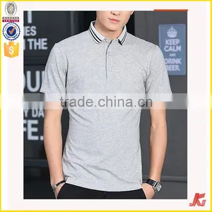 100% Cotton/CVC Sex Blank Polo Shirt for Men Polo Bulk Grey Polo Shirts Manufacturer thumbnail-3