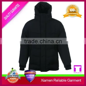 Black Winter Motorcycle Down Jacket thumbnail-1