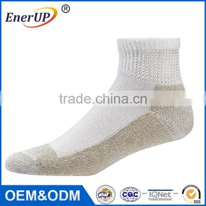 Hot Sales 83% Nylon 8%Copper Yarn 6% Lycra 3% Spandex Fabric Antibavterials Sock thumbnail-5