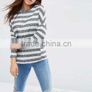 Textured Stripe Rib Custom t Shirt Wholesale China thumbnail-1
