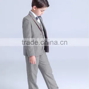 2017 New Style Latest Design China Factory Pink Color Formal Young Boy Party Suit thumbnail-3