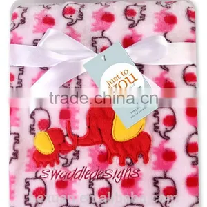 100 Polyester Super Cute Printed Cartoon Crochet Baby Blanket Coral Fleece Wholesaler China Factory thumbnail-5