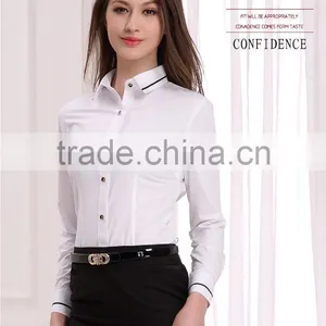 2015 New Design Tops Of Long Sleeve Women's Formal Shirt (DSHL013) thumbnail-1