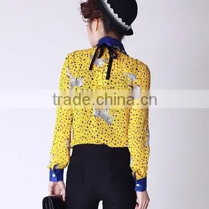 Ladies Blouse Ladies Top Fashion Blouse thumbnail-1