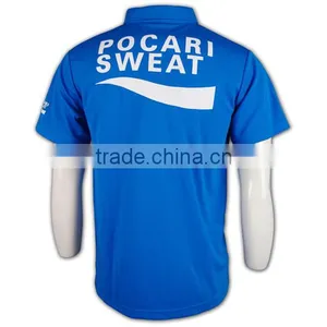 Polo Shirt is Dry Fit Action and Custom Printing T-shirt Blue Color Choose thumbnail-4