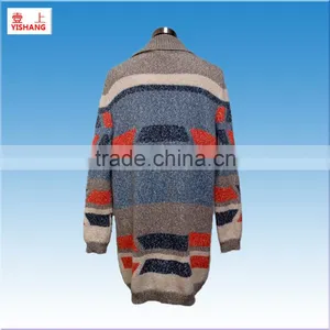 60%Acrylic 30%Nylon 10%Wool Fashion Jacquard Lady Fashion Sweater thumbnail-2