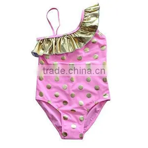 Kids Swimsuit Swimwear One Piece Cut Bow thumbnail-1